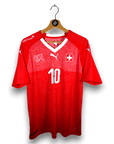 2018 - 20 Switzerland Home Shirt Xhaka 10 - 9.5/10 - (M) - Eternal Pitch