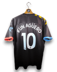 2019 - 20 Manchester City Away Shirt Aguero 10 - 7.5/10 - (L) - Eternal Pitch