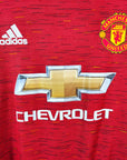 2020 - 21 Manchester United Player Version Home Shirt Pogba 6 - 9.5/10 - (M) - Eternal Pitch