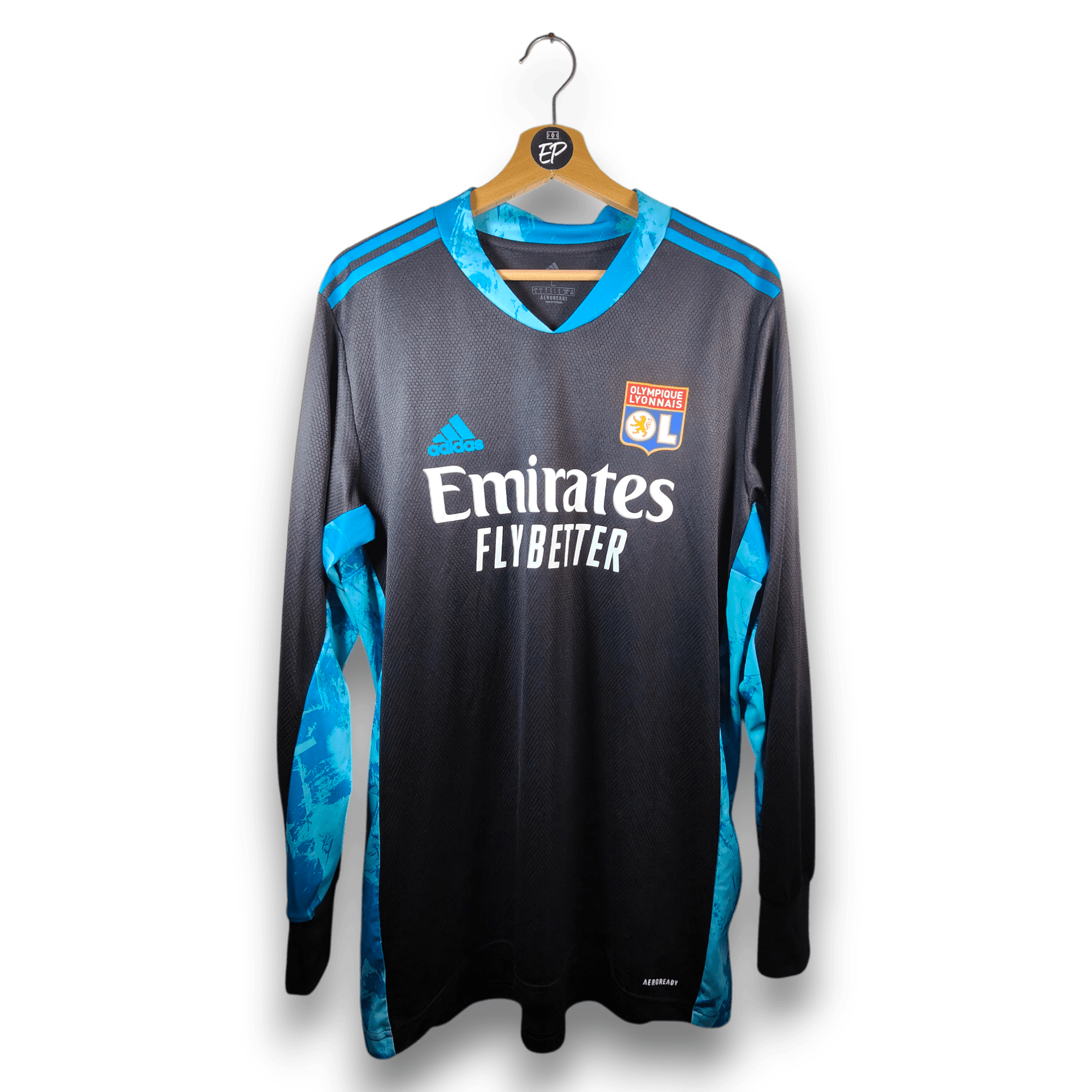 2020 - 21 Player Version Olympique Lyon GK Shirt - 8/10 - (L) - Eternal Pitch