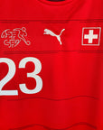 2020 - 21 Switzerland Home Shirt Shaqiri 23 - 9.5/10 - (M) - Eternal Pitch