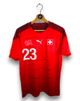 2020 - 21 Switzerland Home Shirt Shaqiri 23 - 9.5/10 - (M) - Eternal Pitch