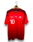 2020 - 21 Switzerland Home Shirt Xhaka 10 - 9.5/10 - (XL) - Eternal Pitch