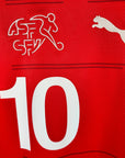 2020 - 21 Switzerland Home Shirt Xhaka 10 - 9.5/10 - (XL) - Eternal Pitch