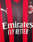 2021 - 22 AC Milan Home Shirt - 7.5/10 - (S) - Eternal Pitch