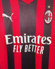 2021 - 22 AC Milan Home Shirt Theo 19 - 9.5/10 - (M) - Eternal Pitch