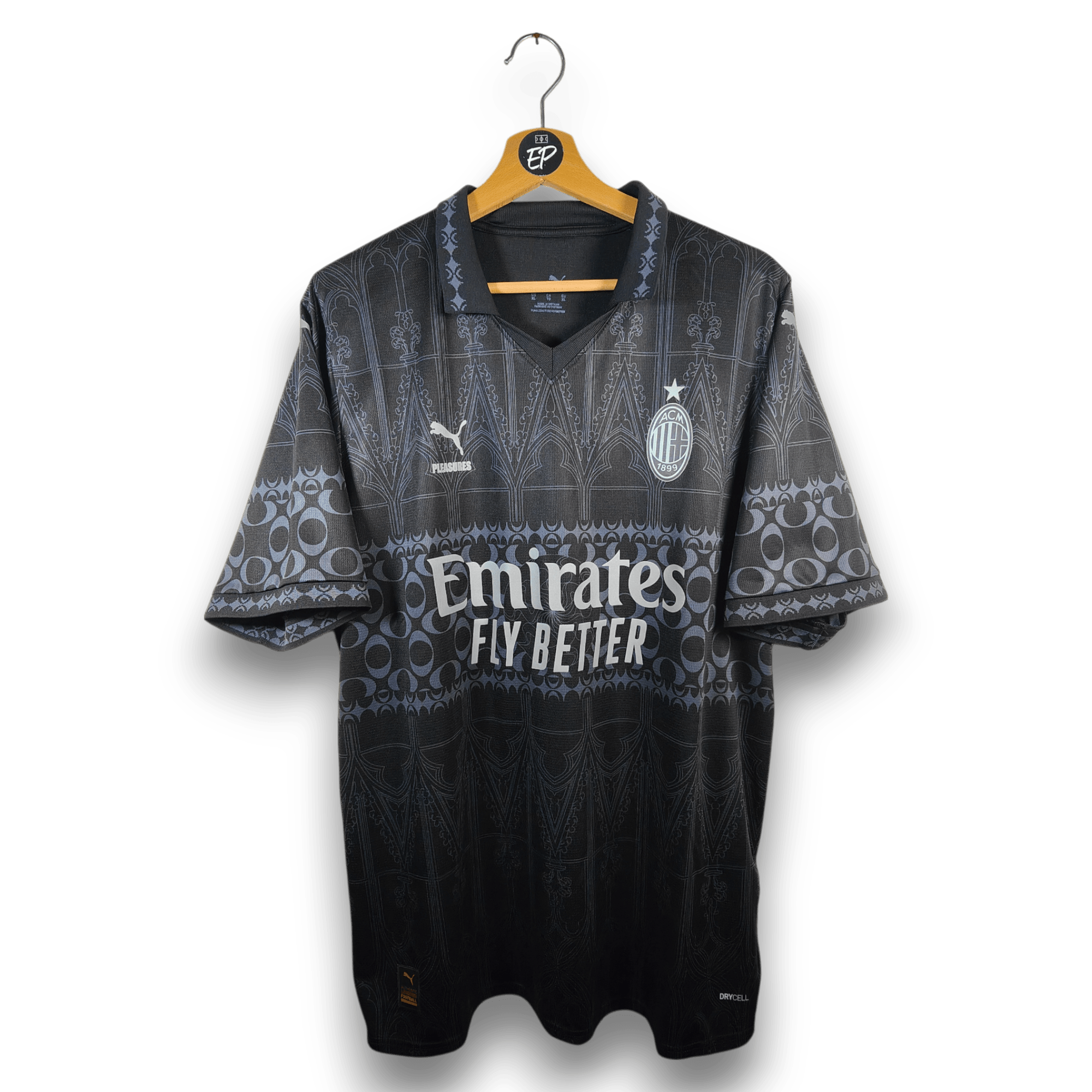 ACミラン 23-24 4th黒 Pleasures Rafa Leao #10 Rafa Leão #10 ACミラン 23-24 4th黒 Pleasures Rafa Leao #10 Rafa Leão #10