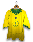 2004-06 Brazil Home Shirt Roberto Carlos
