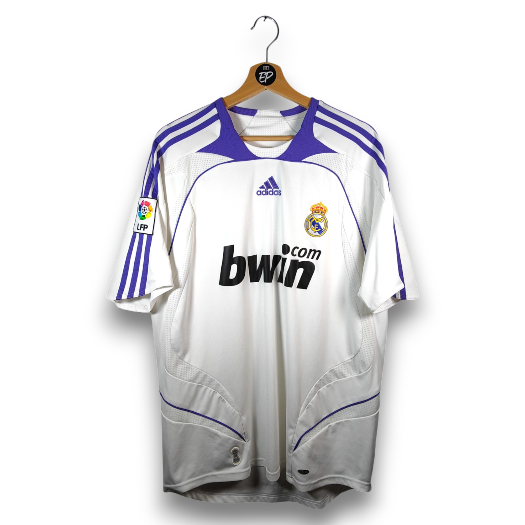 Raul Real Madrid 2007 2008 UEFA Long Sleeve store Soccer Jersey Shirt Camista L