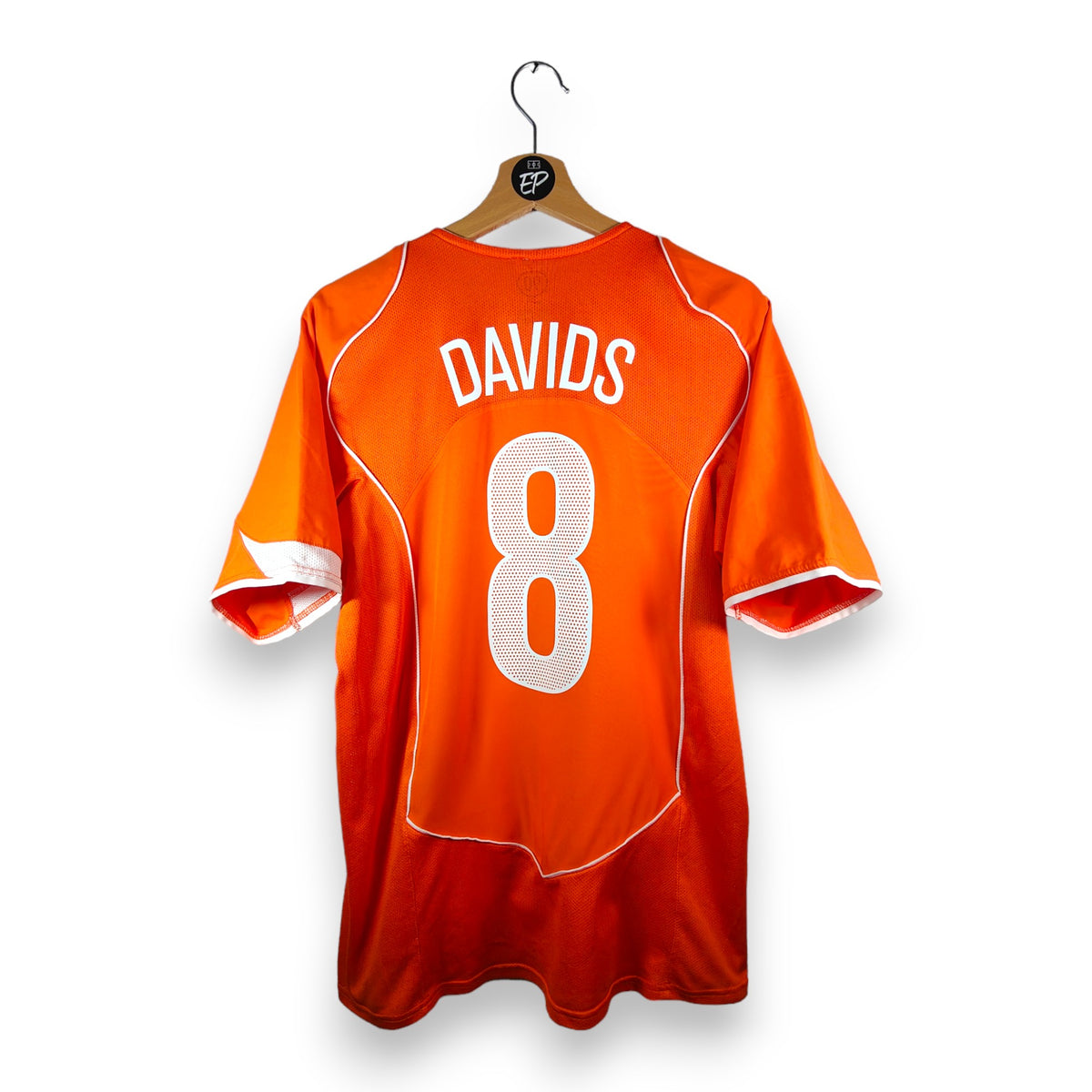 2004-06 Netherlands Home Shirt Davids #8 (M) 116606 Nike