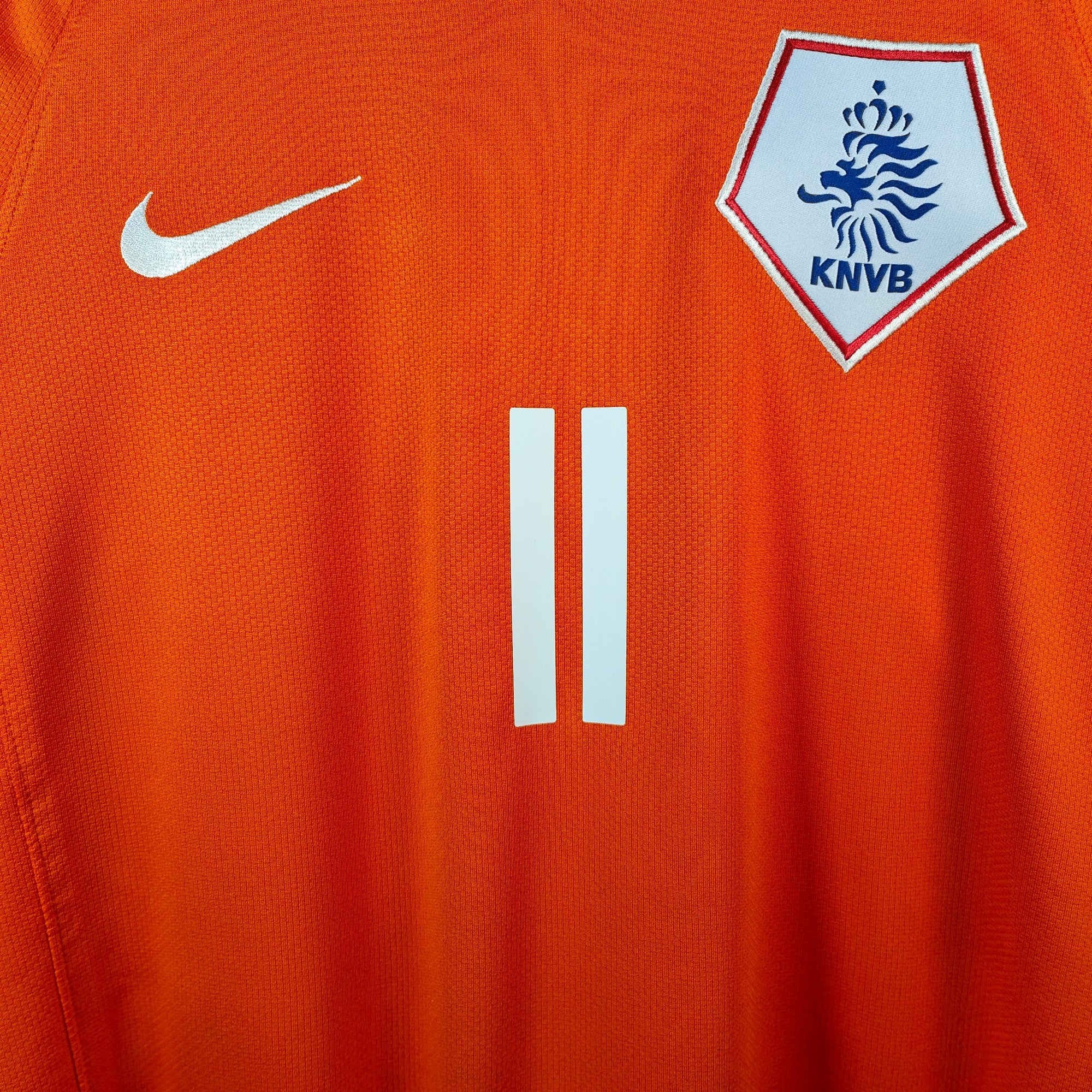 2008-10 Netherlands Home Shirt Robben #11 (M) 265674-815