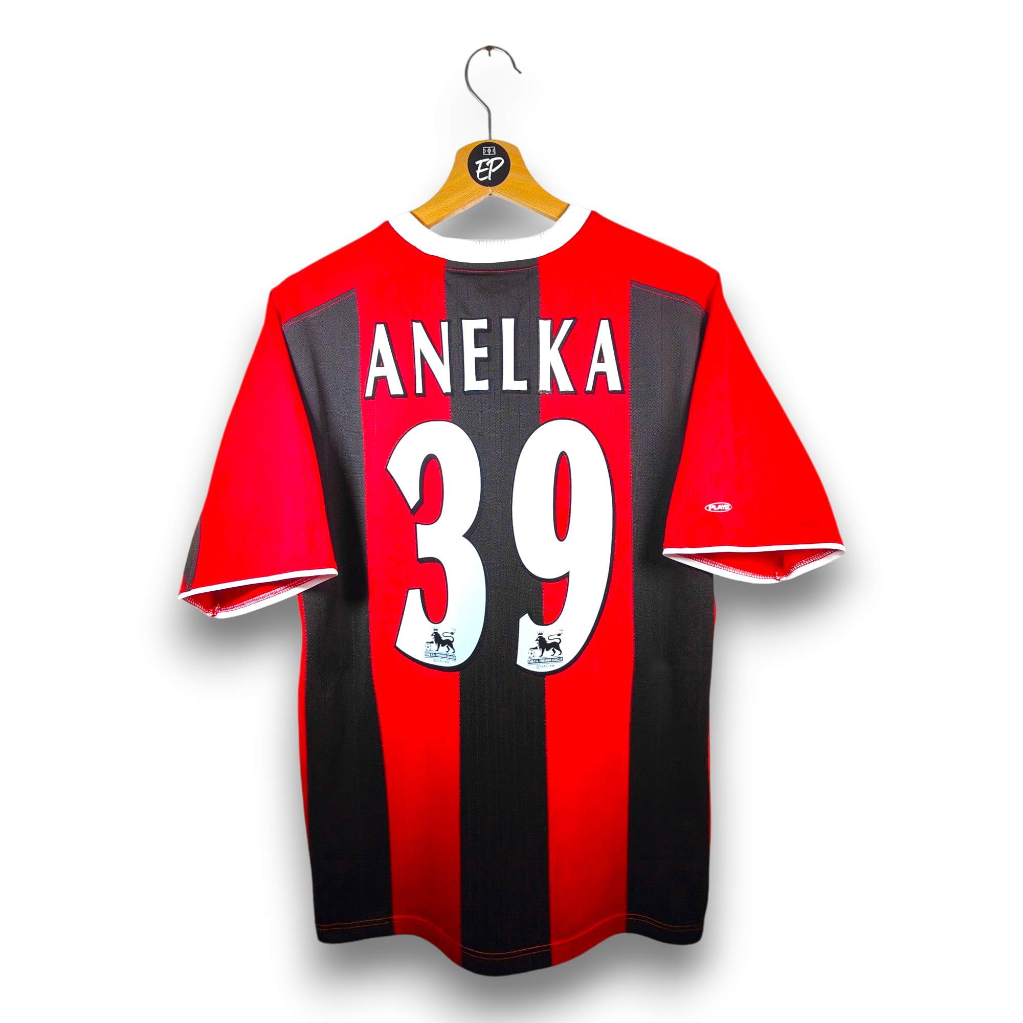 2003-04 Manchester City Away Shirt Anelka #39 - 9/10 - (M