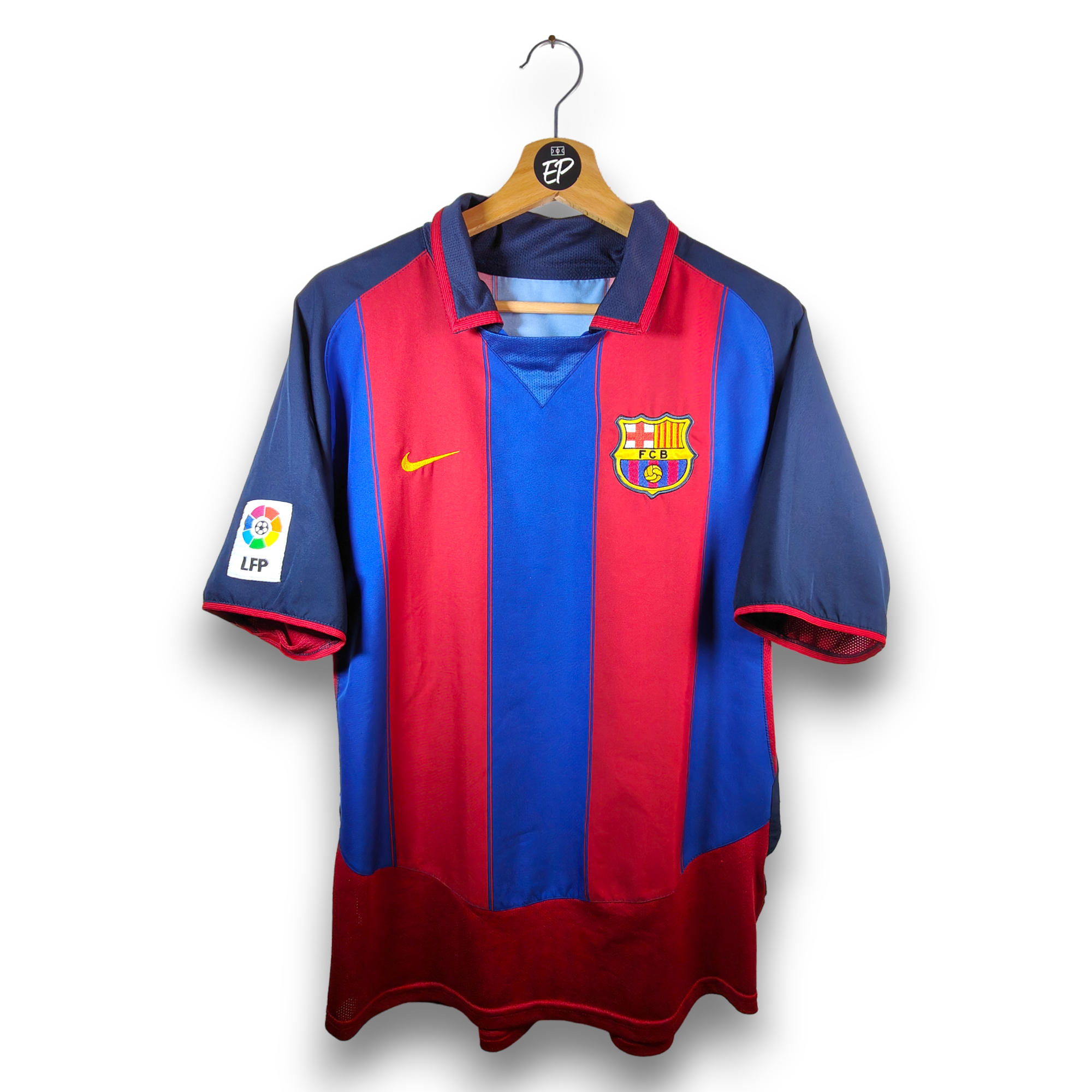 2003-04 FC Barcelona Home Shirt Ronaldinho #10 (M) 112586