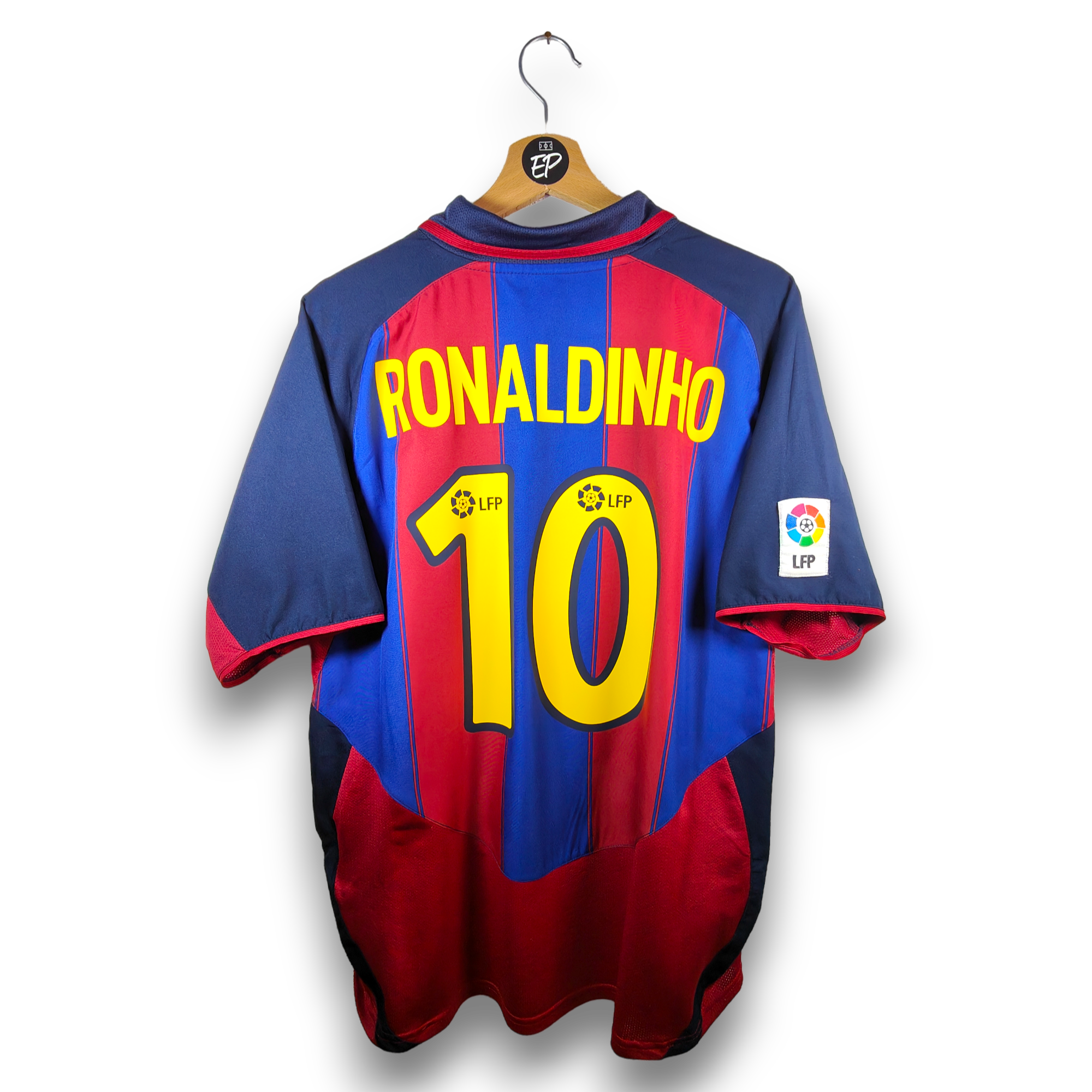 FCバルセロナ RONALDINHO 10 シャツ Barcelona Ronaldinho #10 Size Large Jersey | eBay