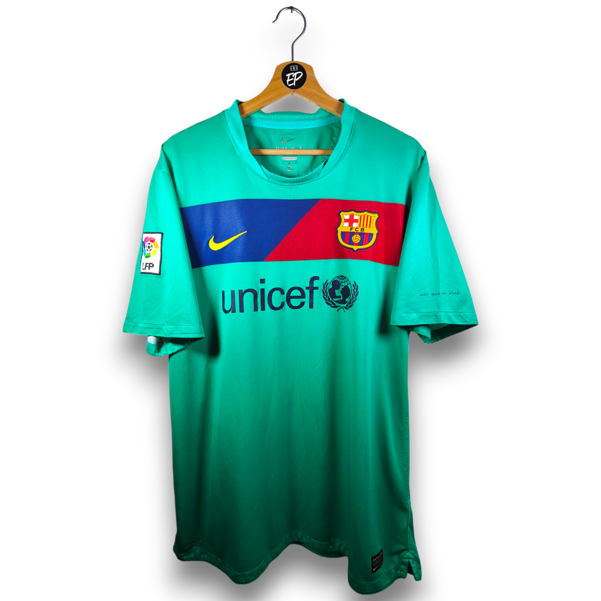 2010-11 FC Barcelona Away Shirt Messi #10 - 8/10 - (XL) – Eternal