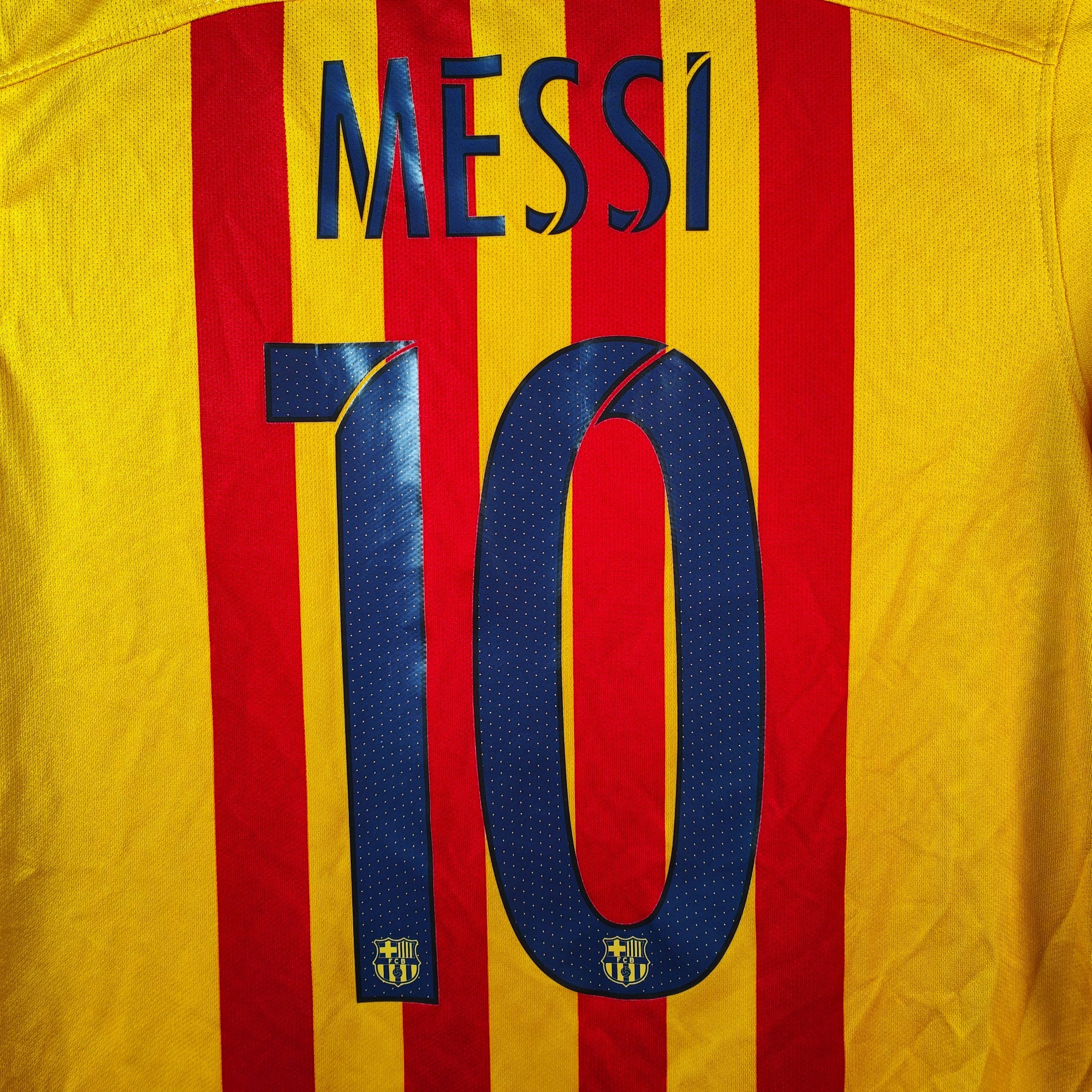 2015-16 FC Barcelona Away Shirt Messi