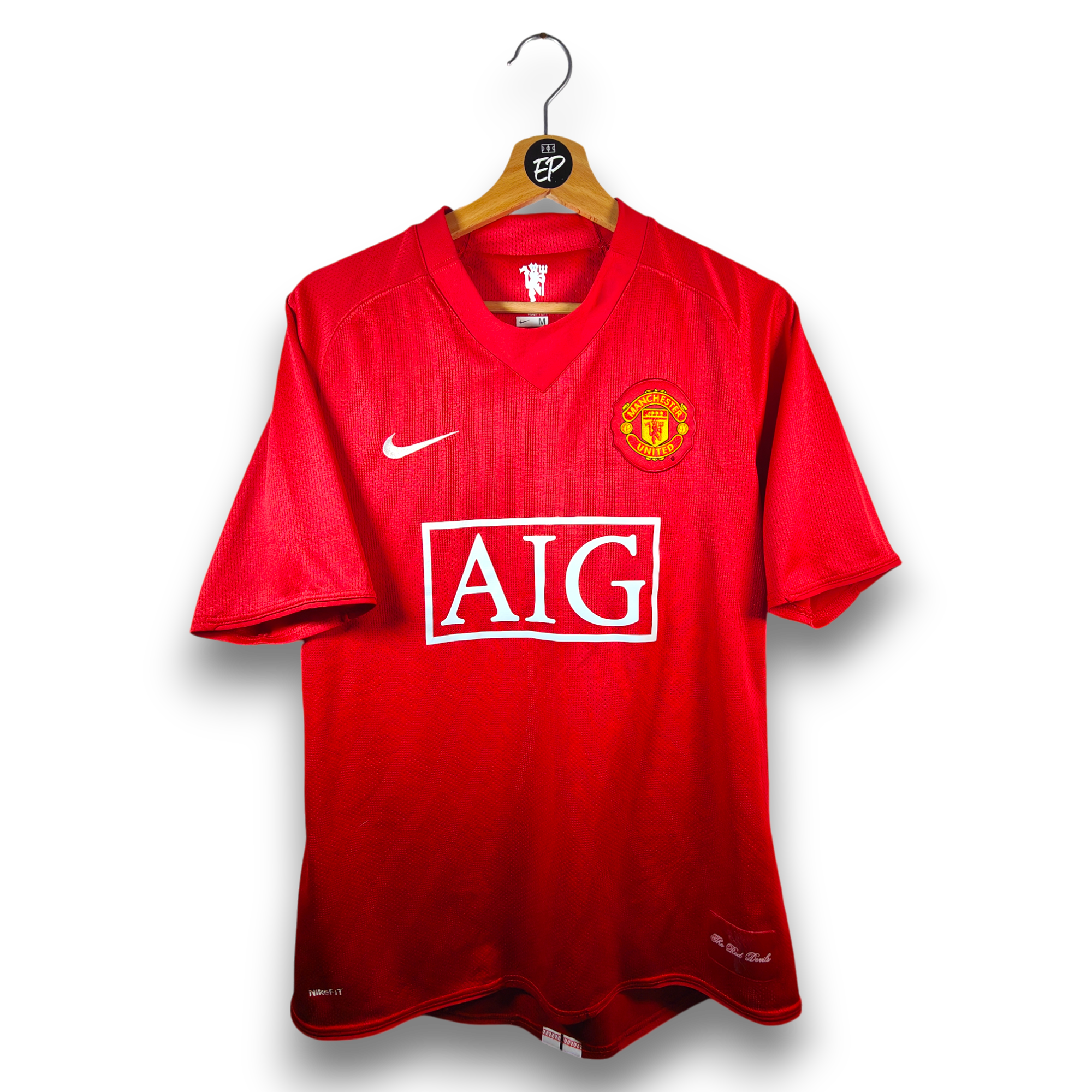 MANCHESTER UNITED 2007 2009 HOME SHIRT JERSEY NIKE 237924