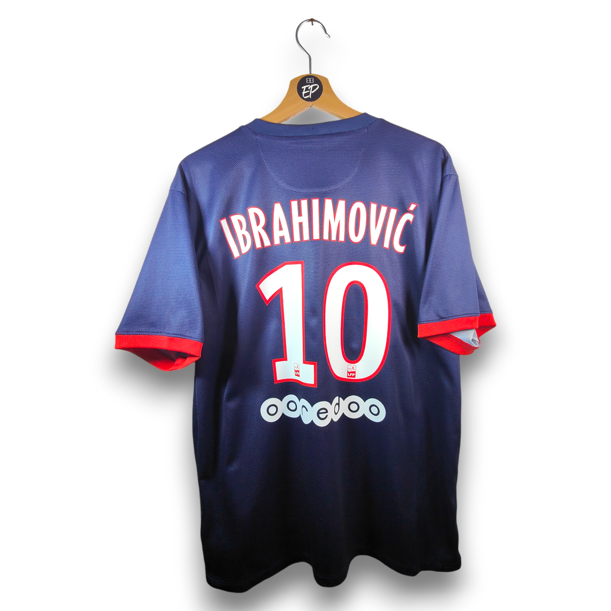 2013-14 PSG Home Shirt Ibrahimovic #10 - 9.5/10 - (L