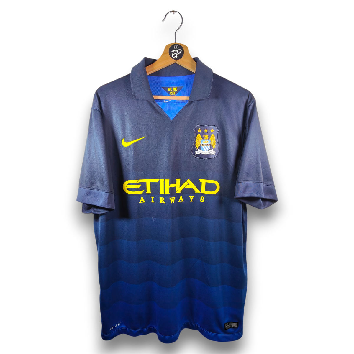 2014-15 Manchester City Away Shirt - 8/10 - (L) | Vintage