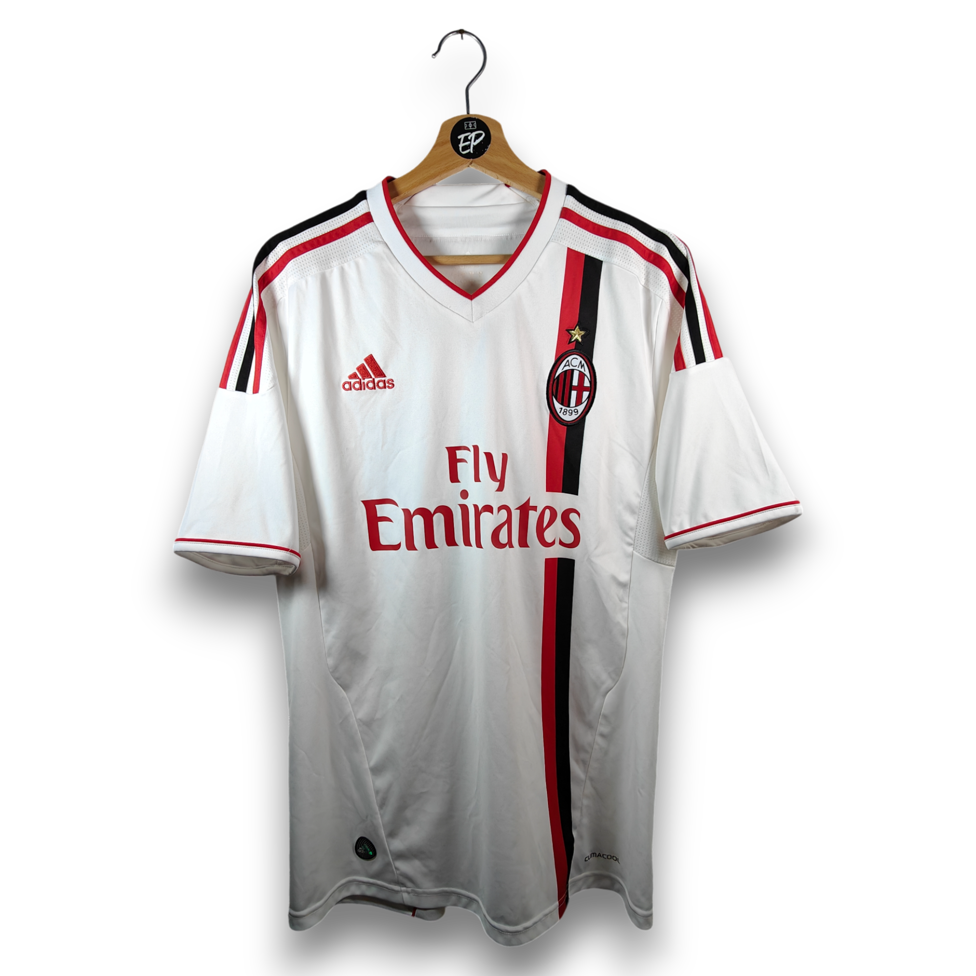 2011-12 AC Milan Away Shirt Nesta #13 (M) V13442 Adidas
