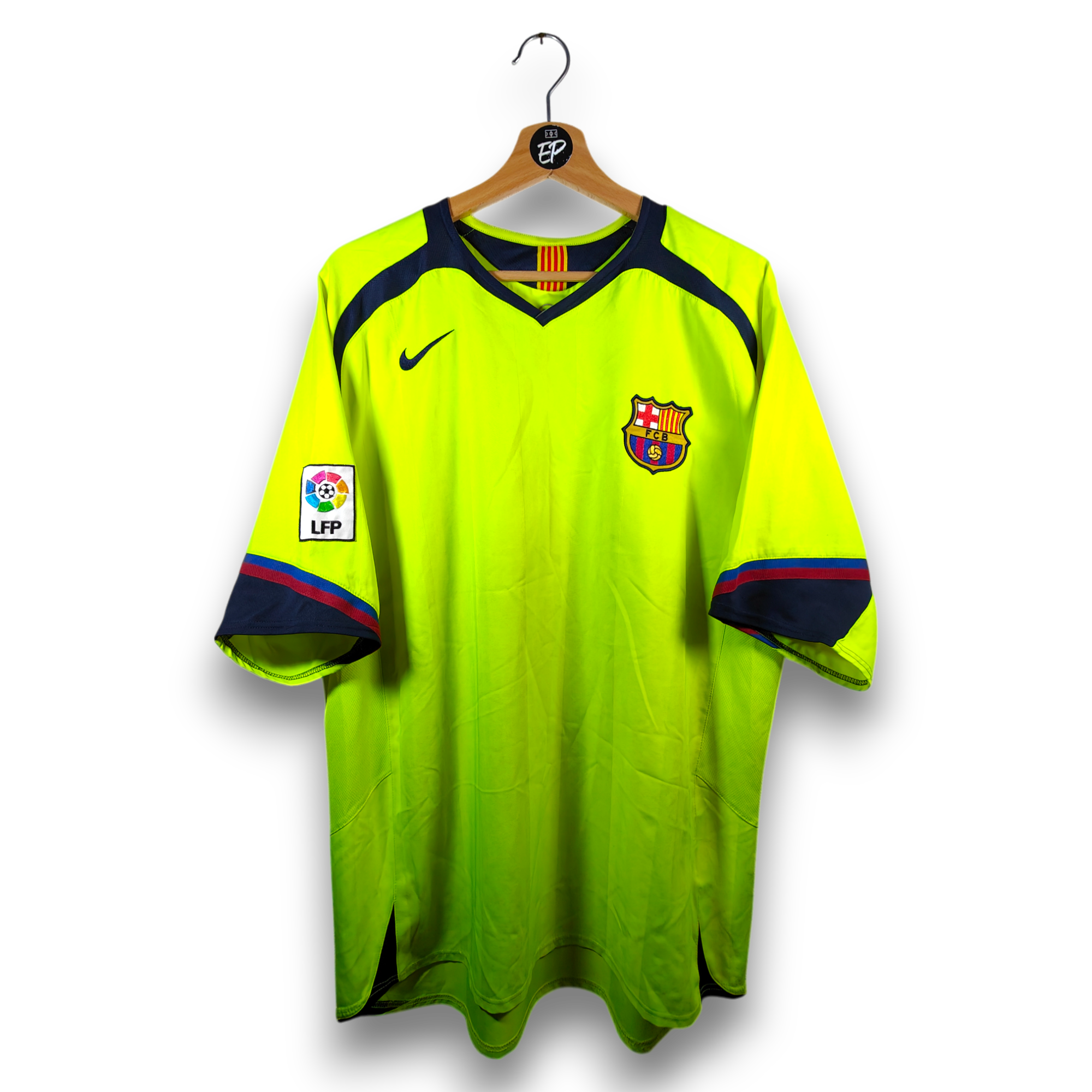 2005 06 FC Barcelona Away Shirt Ronaldinho 10 XL 195971 Nike Eternal Pitch