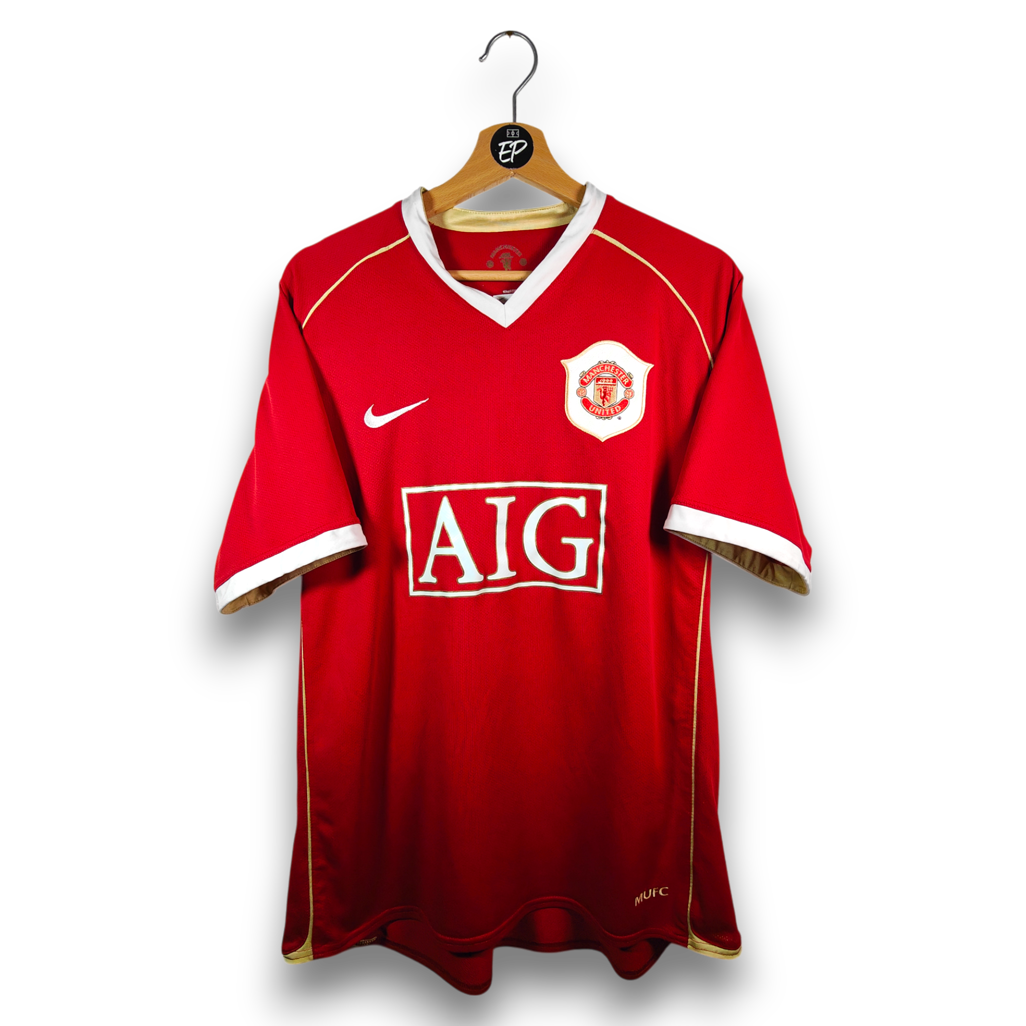 Manchester United Home football shirt 2006 - 2007 Jersey Red