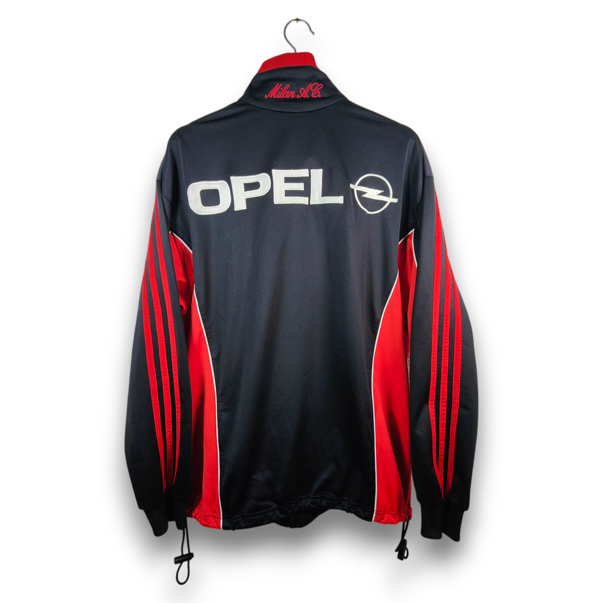 adidas AC MILAN　90s OPEL NylonJacket 2004-05 AC Milan adidas Track Jacket - 9/10 - (S)