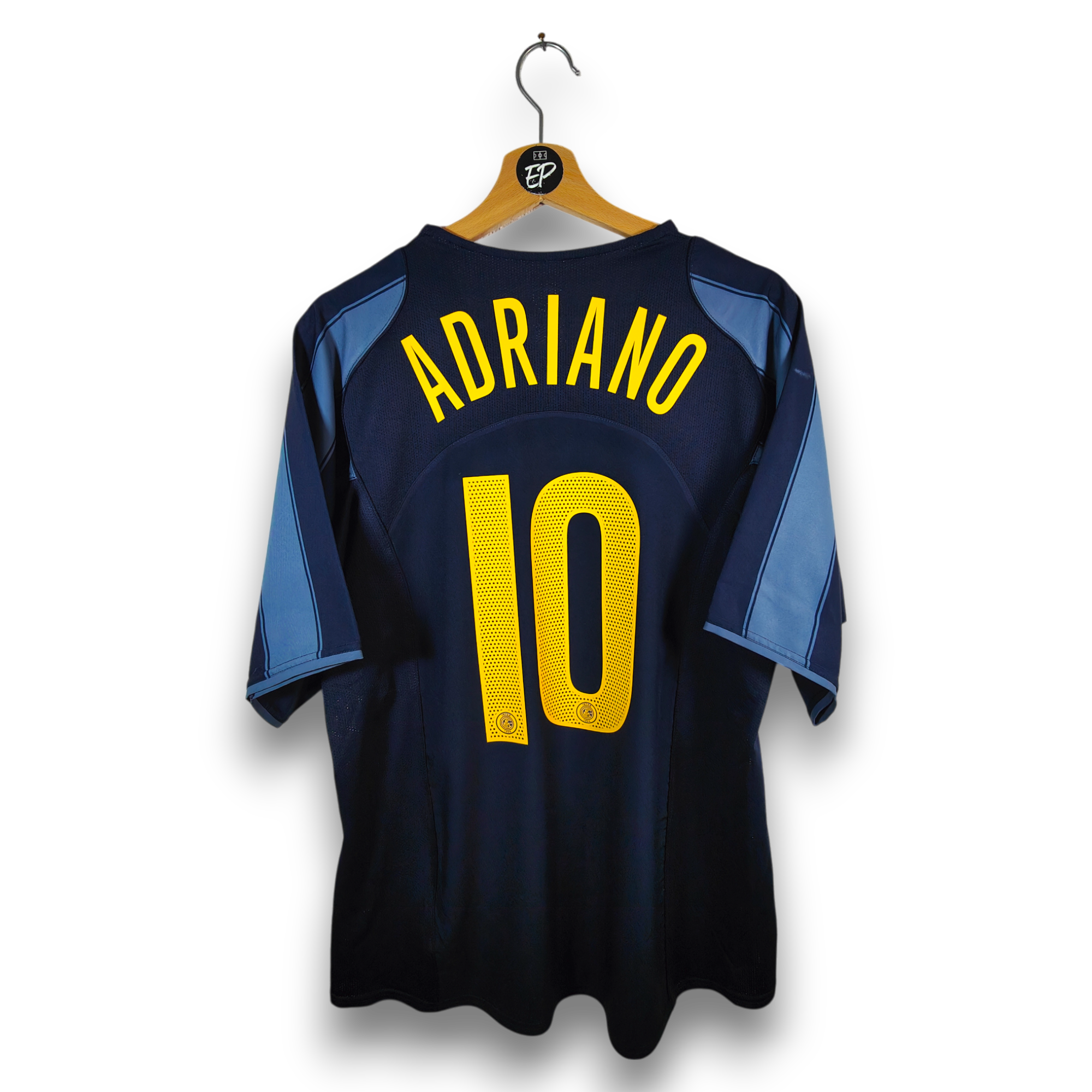 2004-06 Inter Milan Third Shirt Adriano #10 - 8/10 - (M