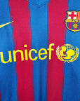 2009-10 FC Barcelona Home Shirt Messi