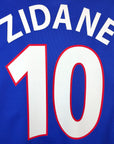 2000-02 France Home Shirt Zidane