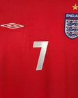 2004-06 England Away Shirt Beckham