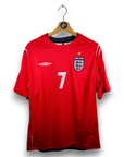 2004-06 England Away Shirt Beckham