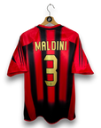 2004-05 AC Milan Home Shirt Maldini