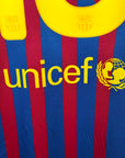 2011-12 FC Barcelona Home Shirt Messi