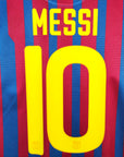 2011-12 FC Barcelona Home Shirt Messi