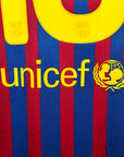 2011-12 FC Barcelona Home Shirt Messi
