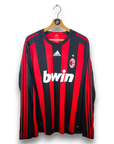 2008-09 AC Milan Home Shirt Ronaldinho LS