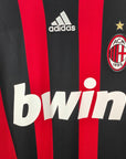 2008-09 AC Milan Home Shirt Ronaldinho LS