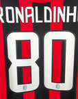 2008-09 AC Milan Home Shirt Ronaldinho LS