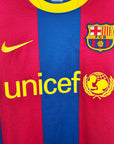 2010-11 FC Barcelona Home Shirt Messi