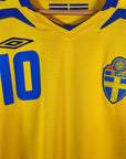 2007-09 Sweden Home Shirt Ibrahimovic