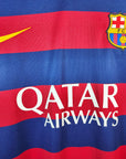 2015-16 FC Barcelona Home Shirt Suarez