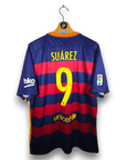 2015-16 FC Barcelona Home Shirt Suarez
