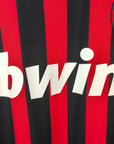 2009-10 AC Milan Home Shirt Ronaldinho
