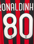 2009-10 AC Milan Home Shirt Ronaldinho