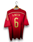 2013-15 Spain Home Shirt Iniesta