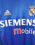 2004-05 Real Madrid Third Shirt Zidane