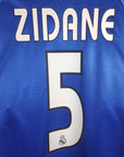 2004-05 Real Madrid Third Shirt Zidane
