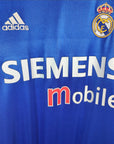 2004-05 Real Madrid Third Shirt Zidane