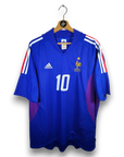 2002-04 France Home Shirt Zidane